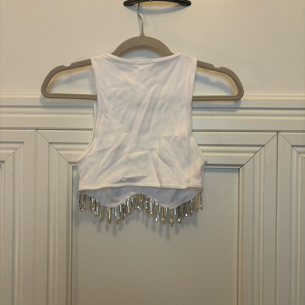 Zara Seamless Rhinestone Top - Picture 3 of 6